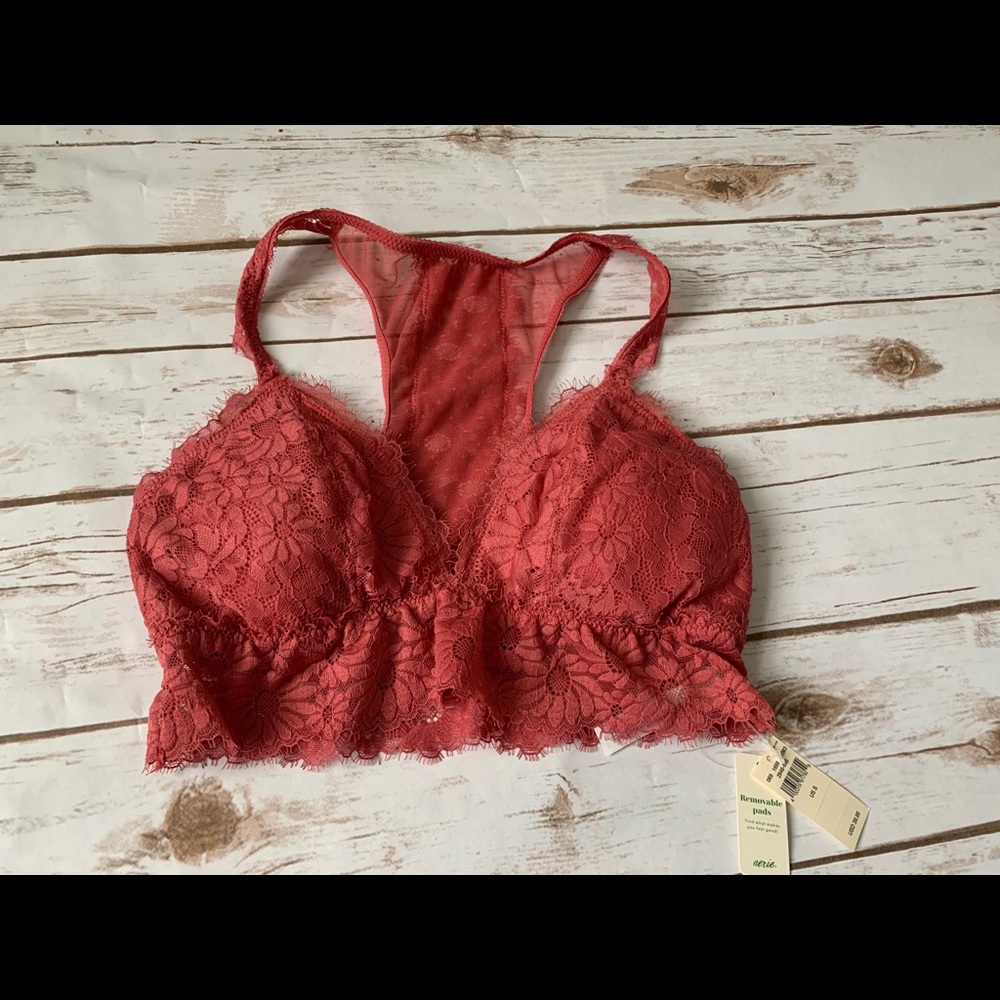 NWT Aerie lace racer back bra